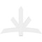 Ekena Millwork Alberta Architectural Grade PVC Gable Bracket, 60"W x 40"H x 2"D x 6"F, 16/12 Pitch GBP060X40X0206ALB00 - alternate 3